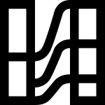 Chart Sankey SVG Icon